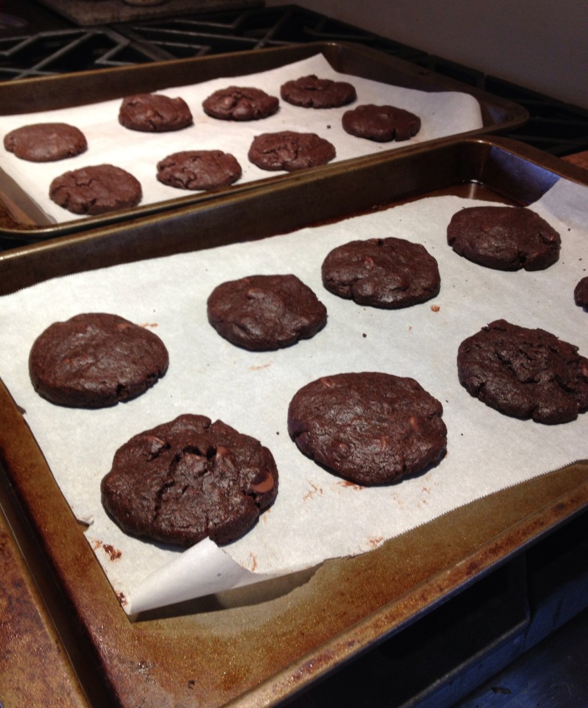 triple chocolate cookies 7